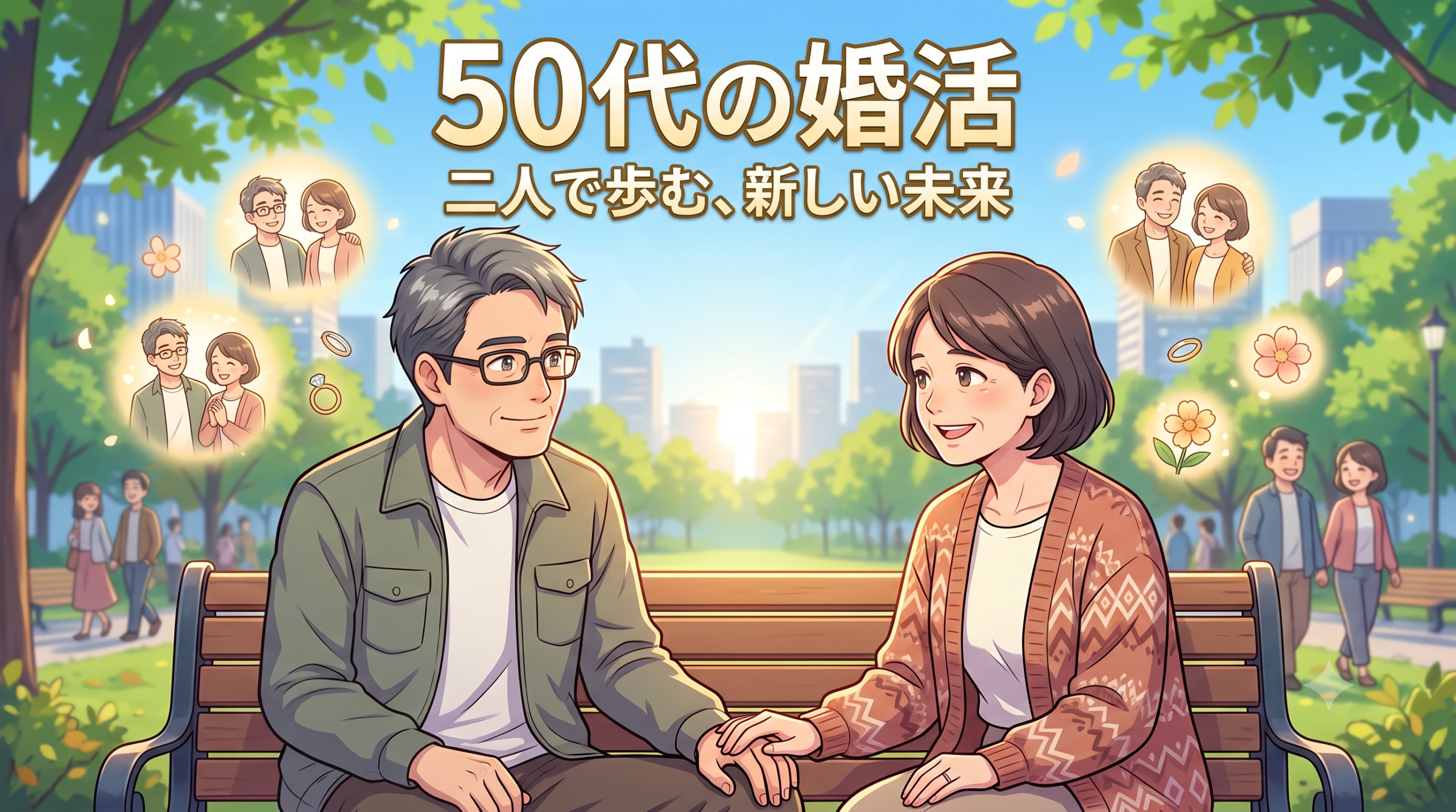 50代からの婚活、不安との向き合い方｜年齢差・体力・世間の目とは